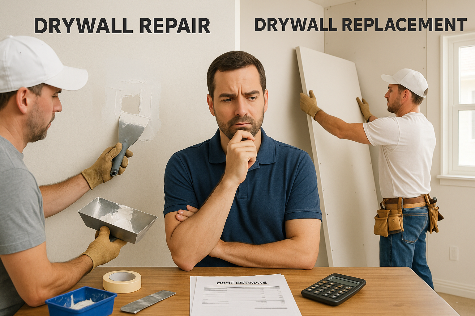 Drywall Repair vs. Replacement: A Phoenix Homeowner's Guide